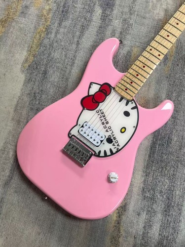 Gitarre rosa neu hohe - e-gitarre,, neu,