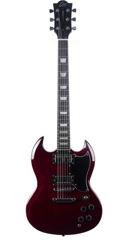 Eko 300 gitarre - e-gitarre, red