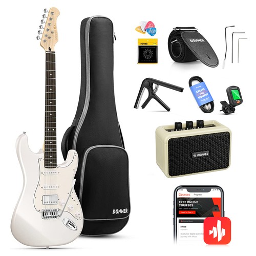 Donner dst 152r gitarre - e-gitarre, set