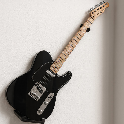 Gitarren halter liegend an - e-gitarren,