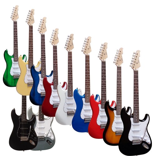 Gitarre msa st5 - msa-st5, schwarz