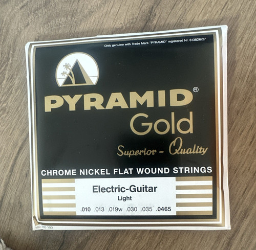 Pyramid gold gitarre saiten - gold, e-gitarre
